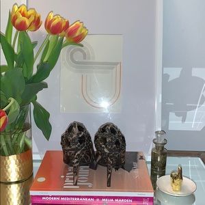 LIMITED EDITION Animal Print Pump with Stones